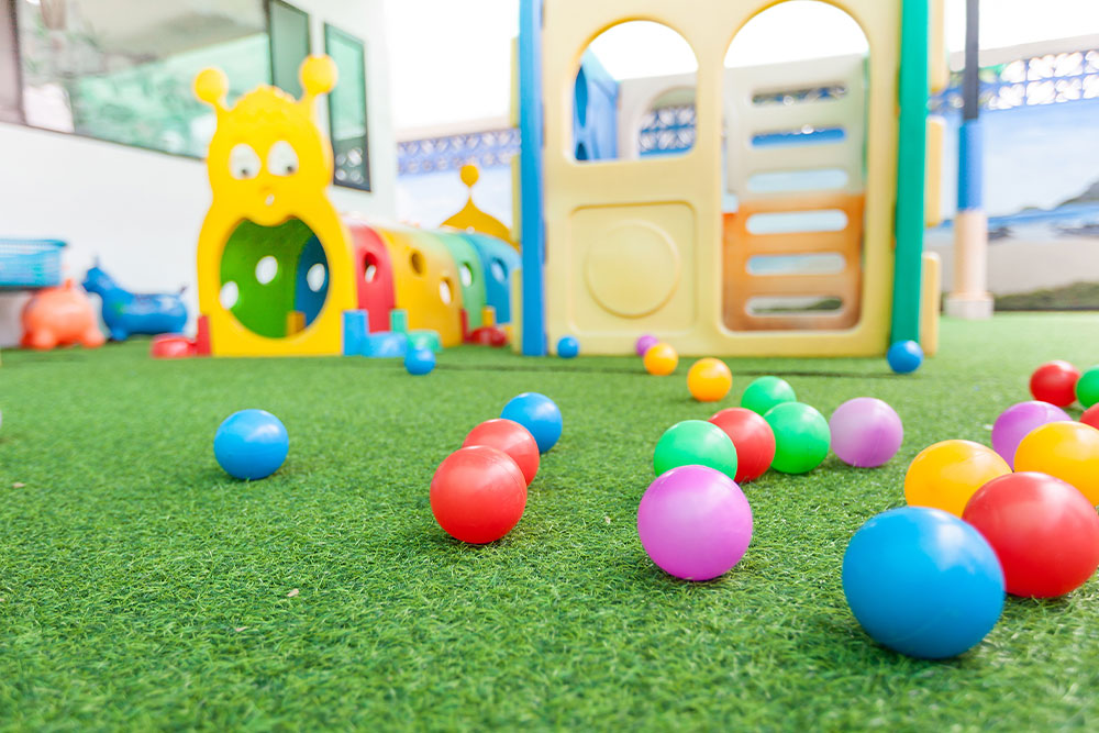 Playground on Artificial Turf